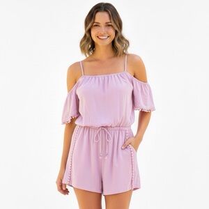 Women’s All in Favor Off-Shoulder Romper